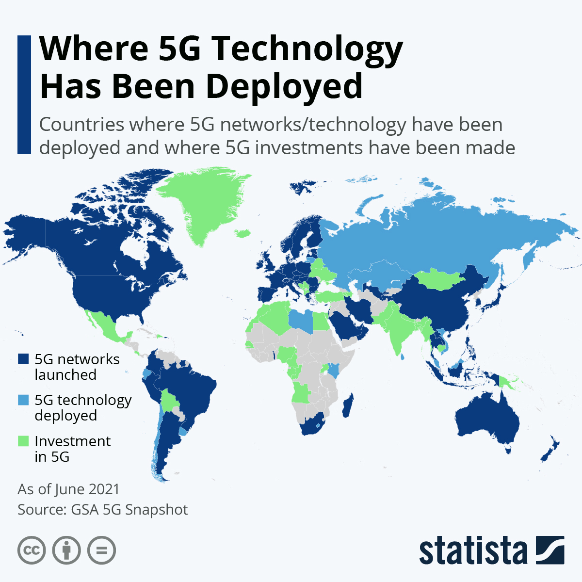 Infographic: Where 5G Technology Has Been Deployed | Statista